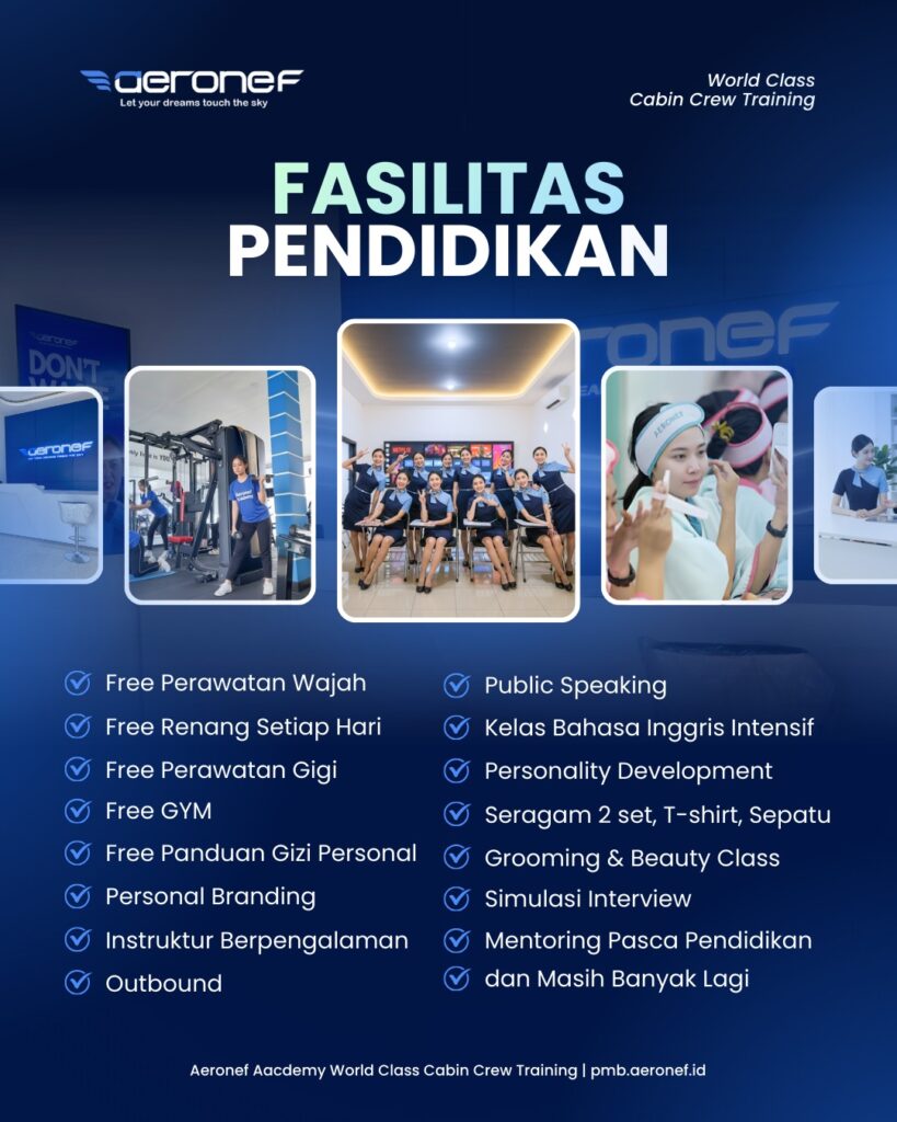 Fasilitas Pendidikan Sekolah Pramugari Jawa Timur