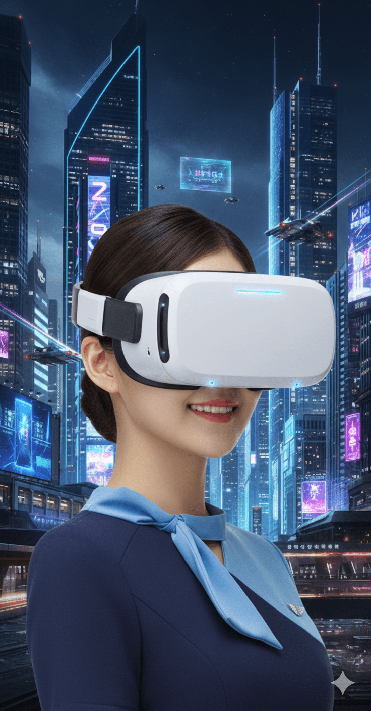 Sekolah Pramugari Aeronef Academy dgn Virtual Reality Technology