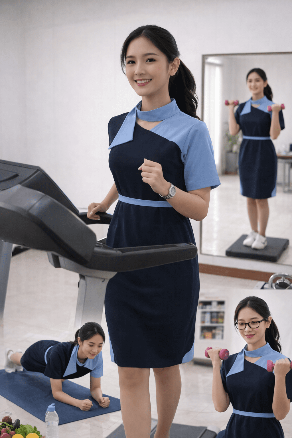 pramugari sedang menunjukkan Syarat Kesehatan Pramugari Kereta Api: Ketentuan Lengkap yang Wajib Diketahui Calon Pendaftar